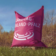 Sitzack XXL Rechteck mit Logo bedruckt