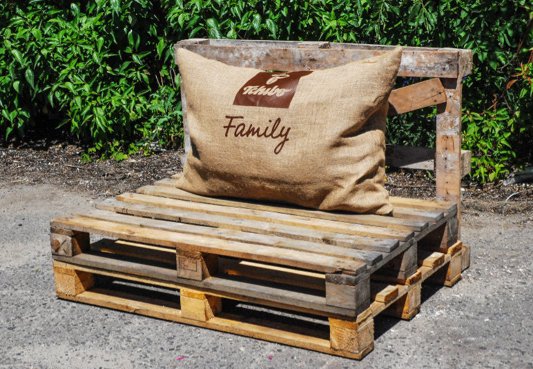 Logo bedruckter Sitzsack
