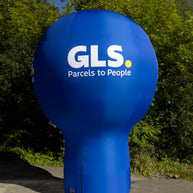 Aufblasbarer Standballon bedruckt 2m 3m 4m
