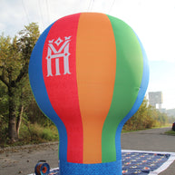 Aufblasbarer Standballon bedruckt