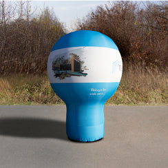 Standballon aufblasbar mit Logodruck