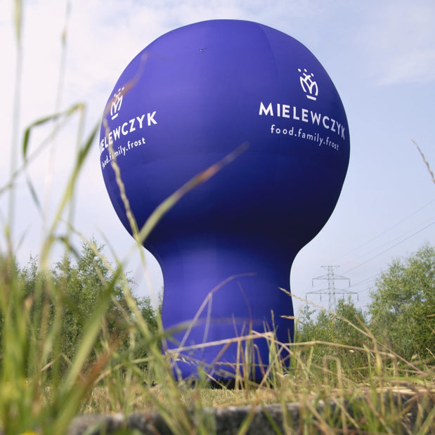 Werbeballon mit Bedruckung aufblasbar