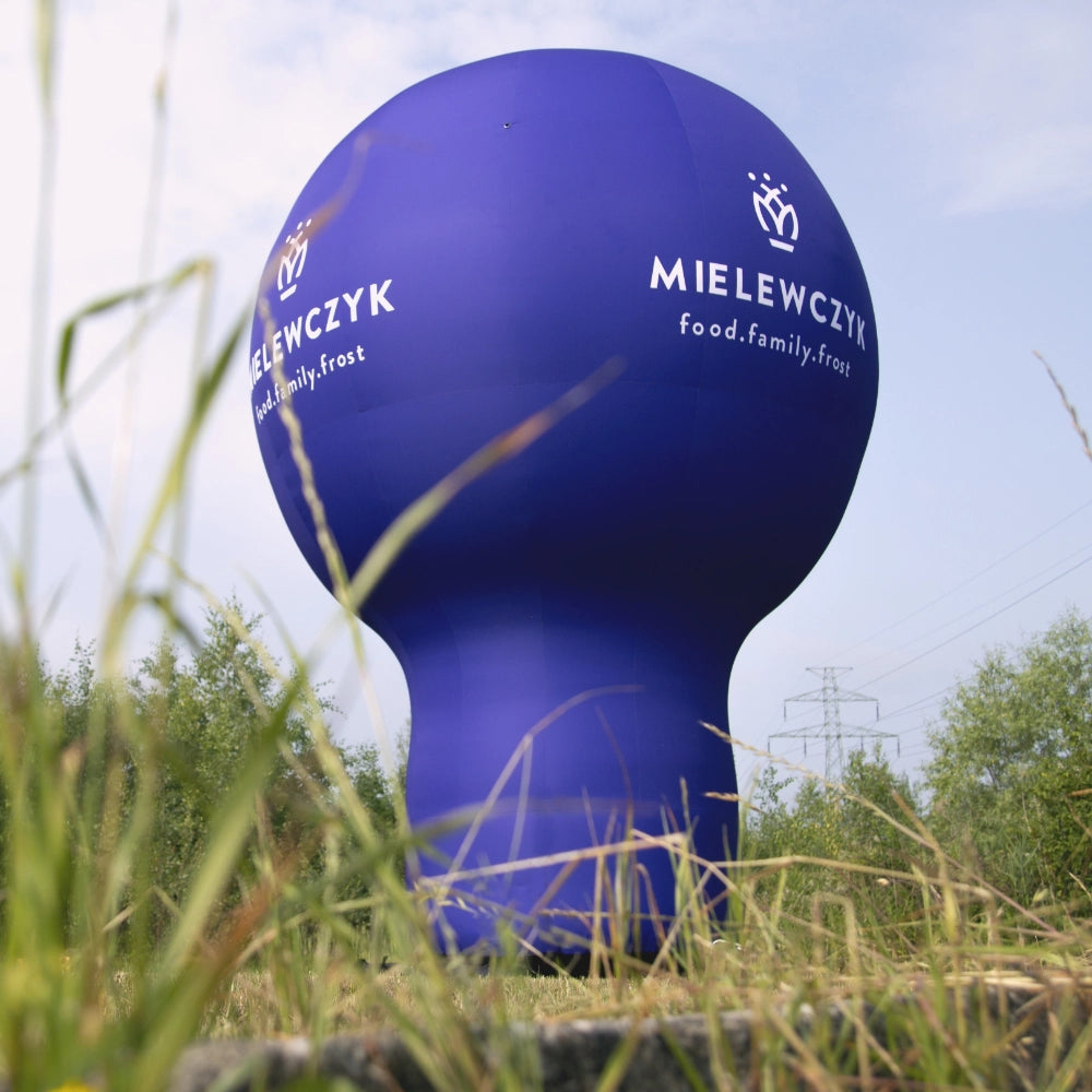 Werbeballon mit Bedruckung aufblasbar