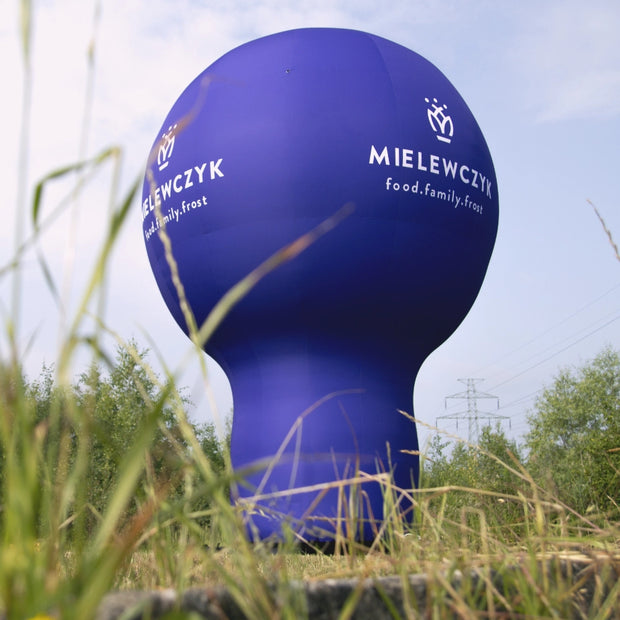 Werbeballon mit Bedruckung aufblasbar