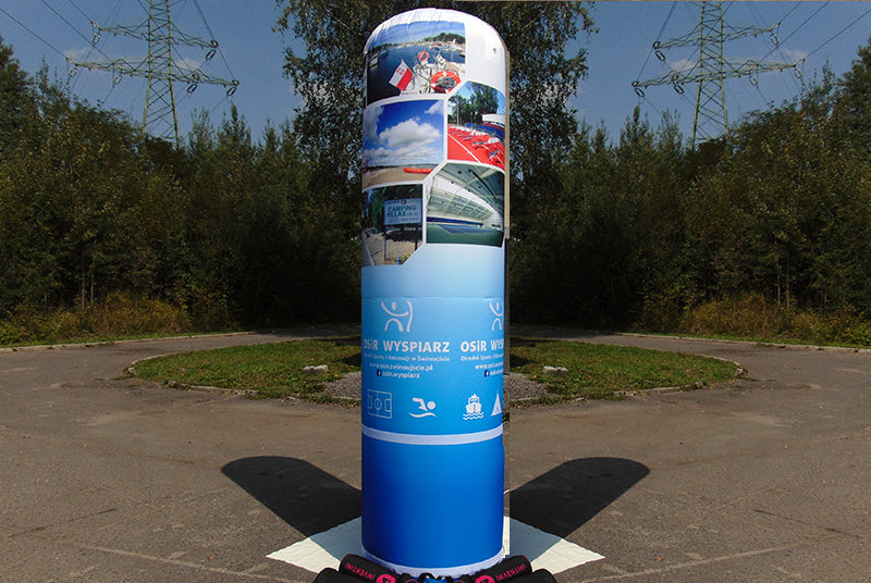 aufblasbare Werbesäule mit individuellem Druck