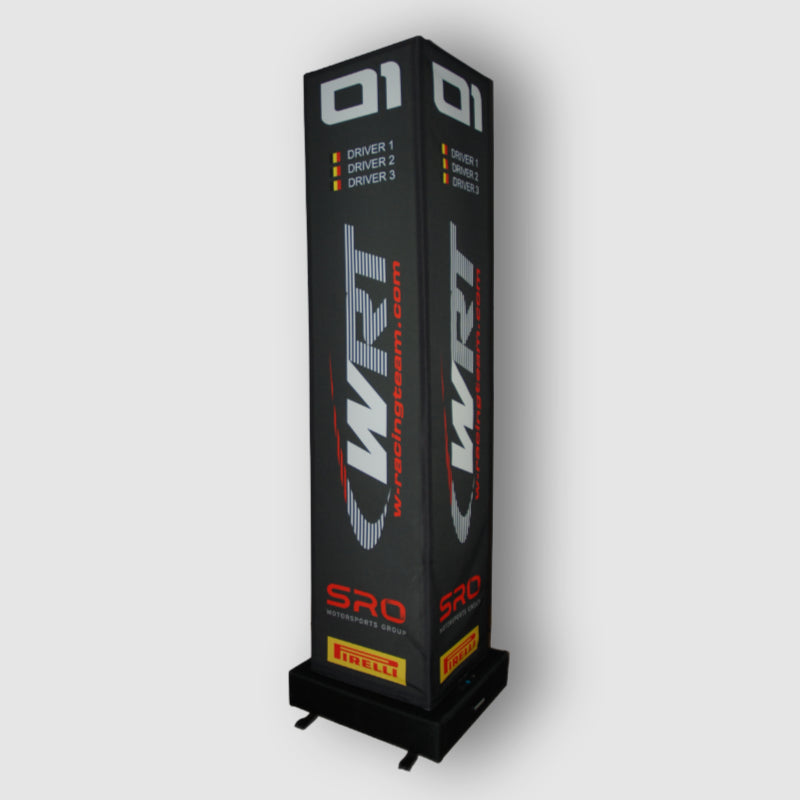 LED Totem Alugestell bedrucken