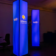 Totem LED mit Logodruck