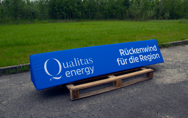 Dreieck Softbande mit Logodruck