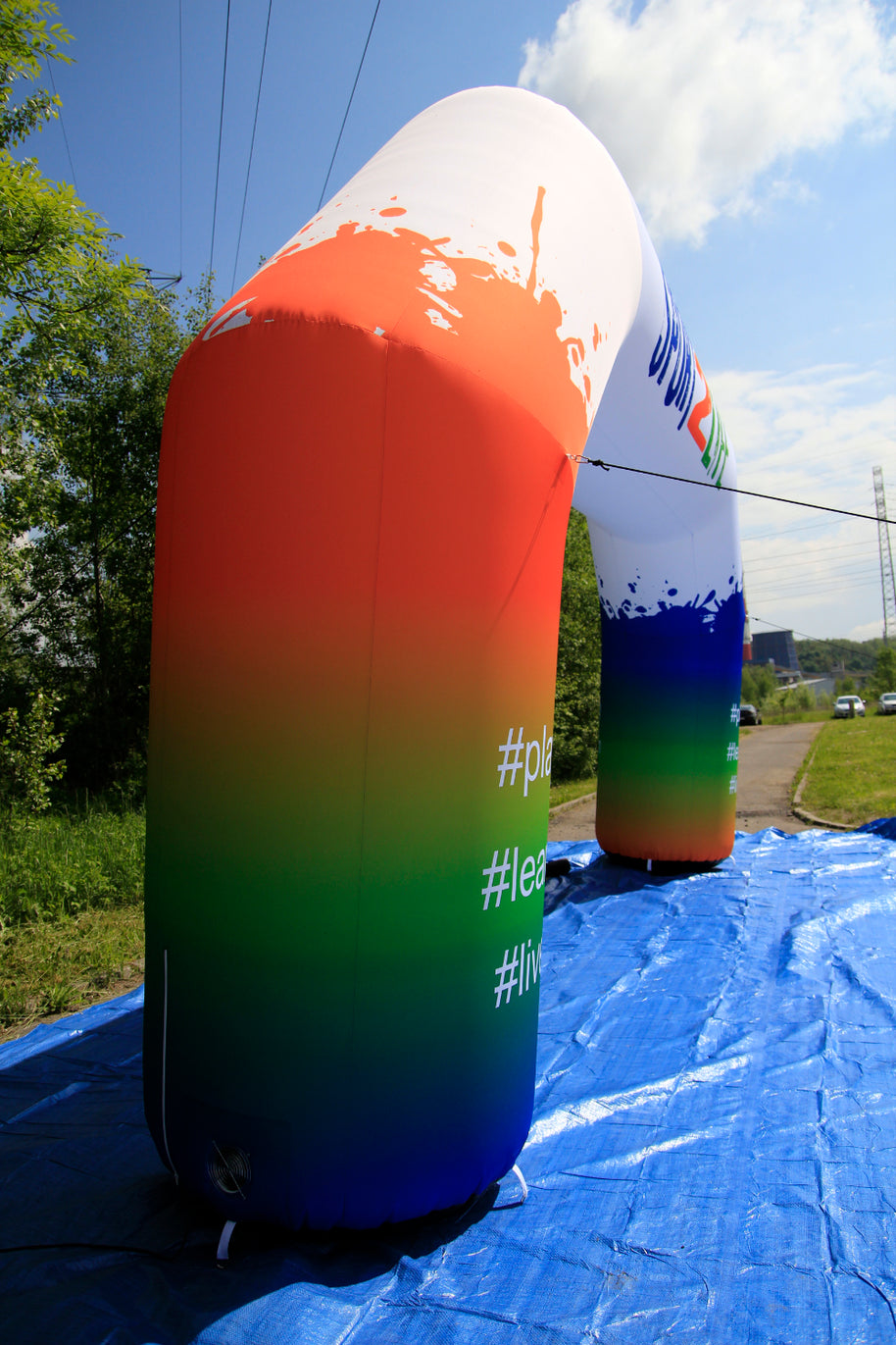 Zieltor mit individuellem Logo Druck