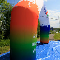 Zieltor mit individuellem Logo Druck