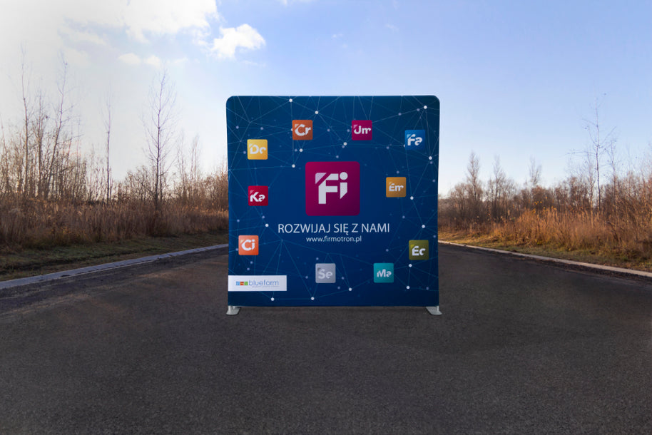 Sponsorenwand mit Logos bedrucken