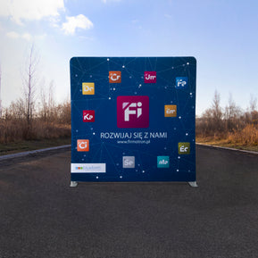 Sponsorenwand mit Logos bedrucken