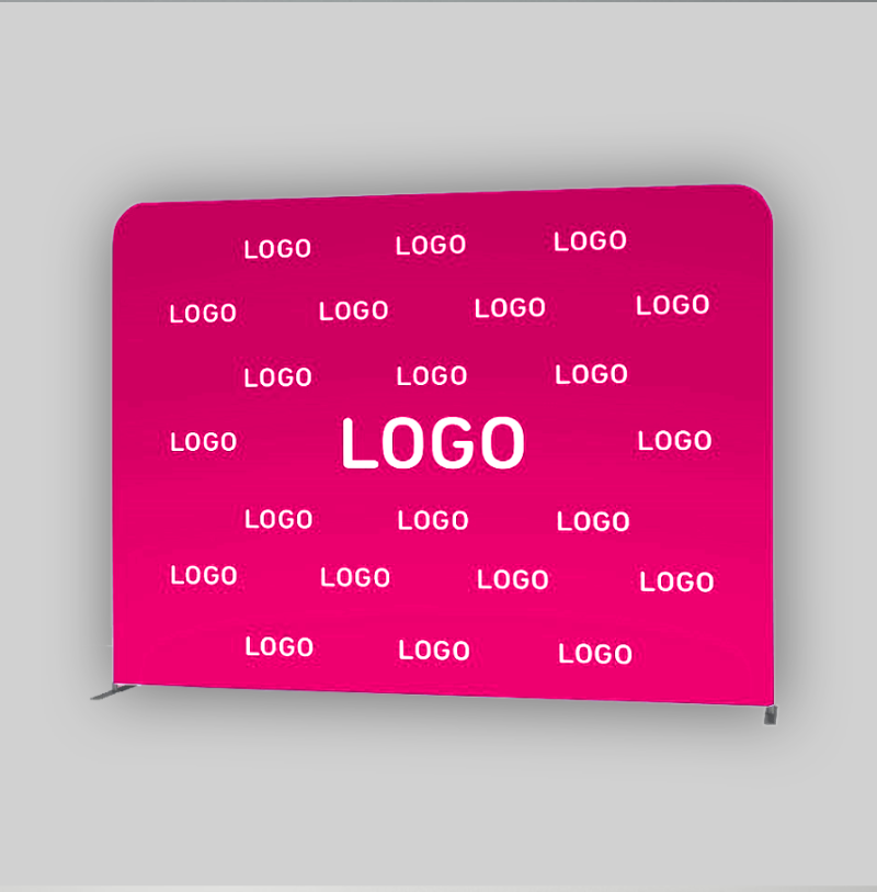 Display Sponsorenwand 300cm Druck auf Texilien