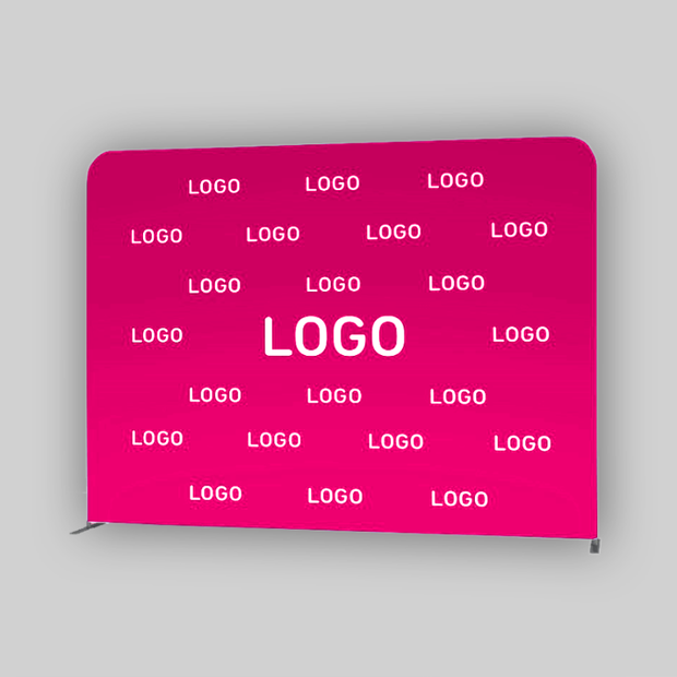 Display Sponsorenwand 300cm Druck auf Texilien