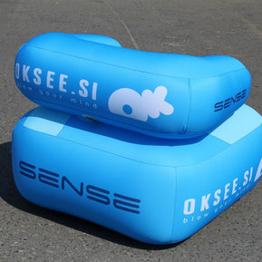 Aufblasbarer Sessel mit Logodruck