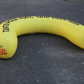 U Sofa aufblasbar mit Logodruck