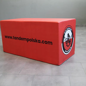 Werbe Quader 40x80x40cm bedruckt