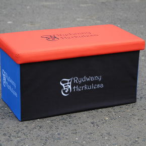 Sitzwürfel faltabar mit Logodruck