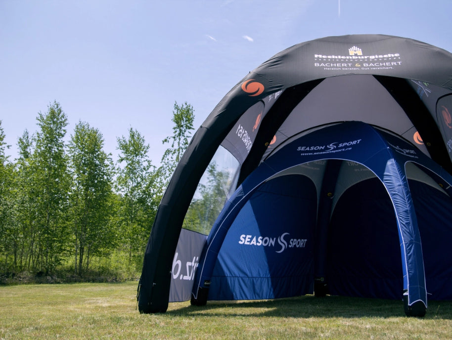 Aufblasbare Logozelte 3x3m