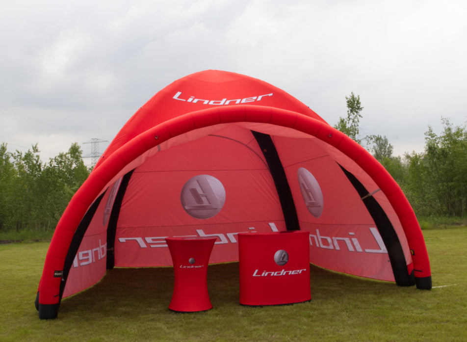 aufblasbares Zelt 4x4 5x5 6x6 bedruckt