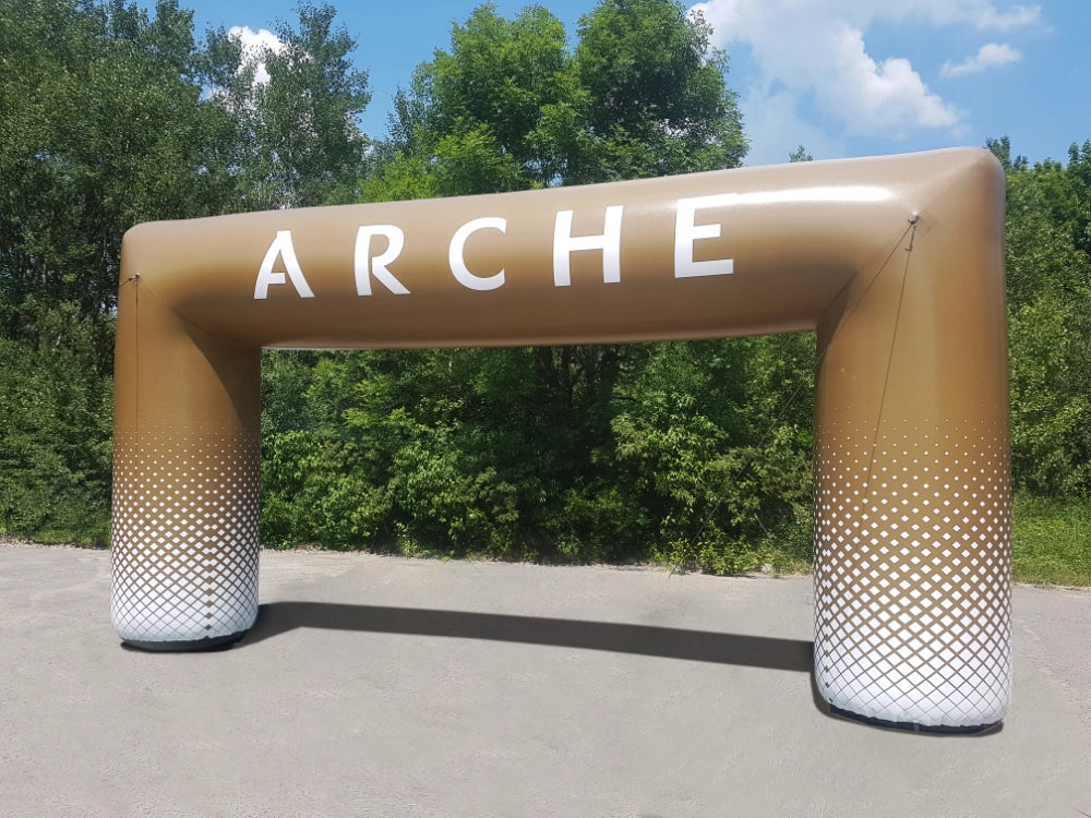 Arco di partenza gonfiabile con logo stampa