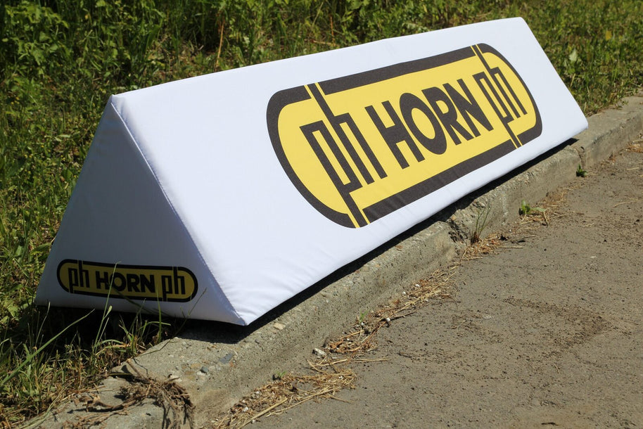 Werbebande aus Schaumstoff mit Logo Druck