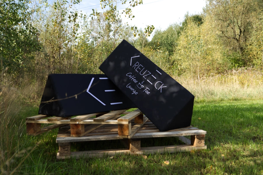 Stampa bordo campo triangolare 150x40cm