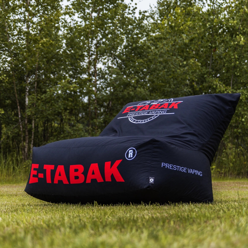 Double Sitzsack mit Lehne Logo bedruckt
