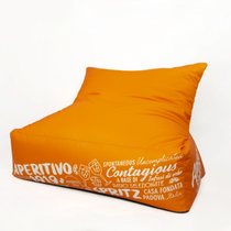 Sitzsack Sofa Double mit Logo bedruckt für 2 Personen
