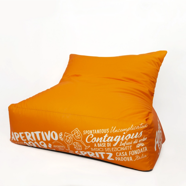 Sitzsack Sofa Double mit Logo bedruckt für 2 Personen
