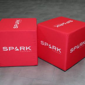 Sitzwürfel mit Logo