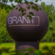 Standballon mit Werbedruck