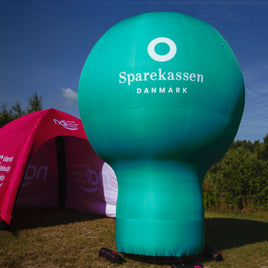 Standballon mit Werbedruck