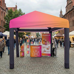 Aufblasbares Zelt Lufticus 3x3 mit Logodruck