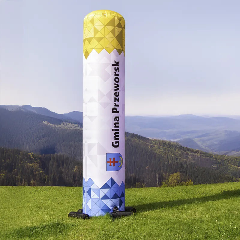 Saeule aufblasbar 4m mit Logodruck