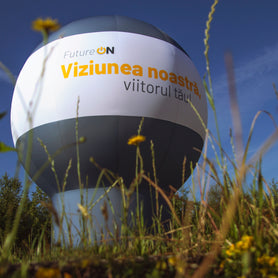 Standballon mit Werbedruck