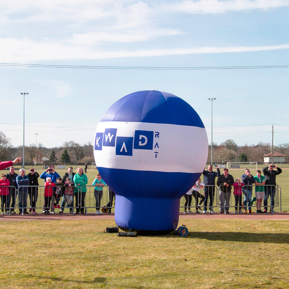 Standballon mit Werbedruck