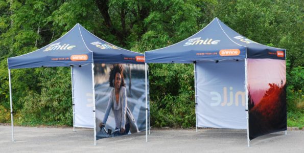 Gazebo personalizzato pieghevole