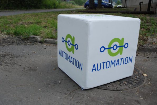 Schaumstoff Sitzhocker bedruckt