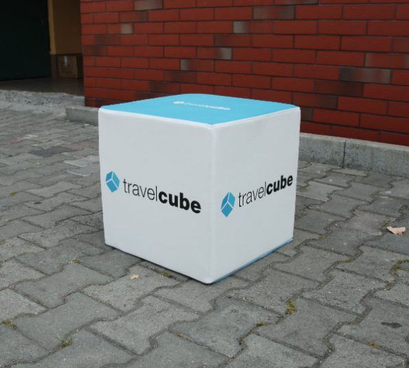 Sitzwürfel bedruckt