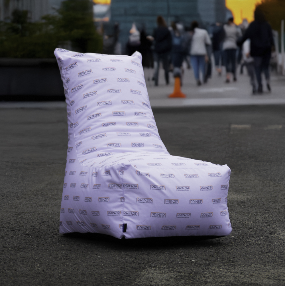 Sitzsack mit Lehne bedruckt – Bild 9