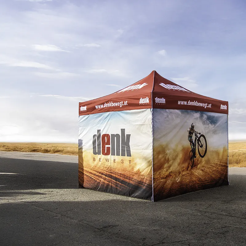 Faltpavillon mit Branding 3x3m