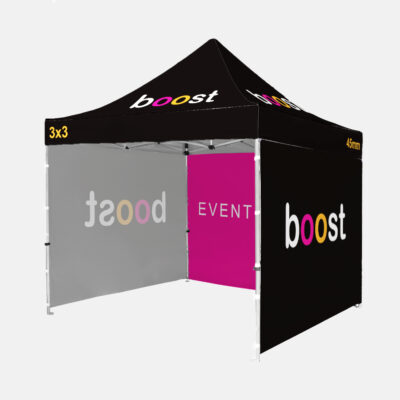 Gazebo 3x3 m con logo