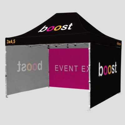 Faltzelt 3x4 Logo bedruckt