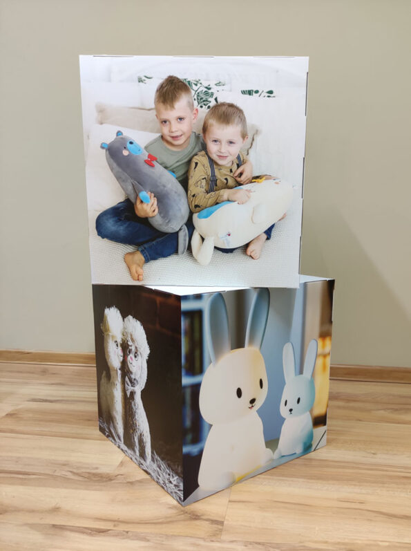 Cubo di cartone stampato 31x31x31cm