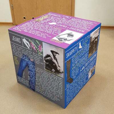 Cubo display in cartone