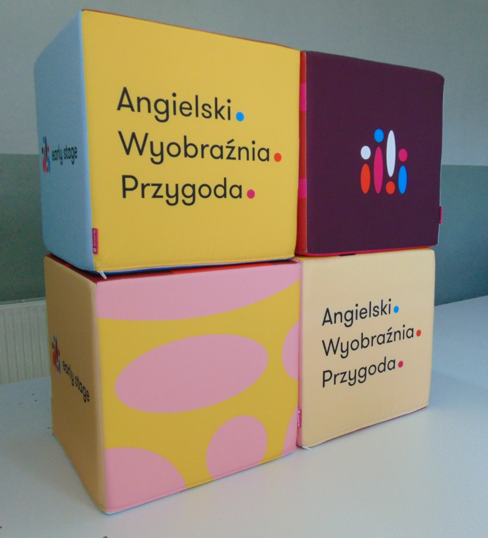 Pouf promozionali 50x50 personalizzati con stampa