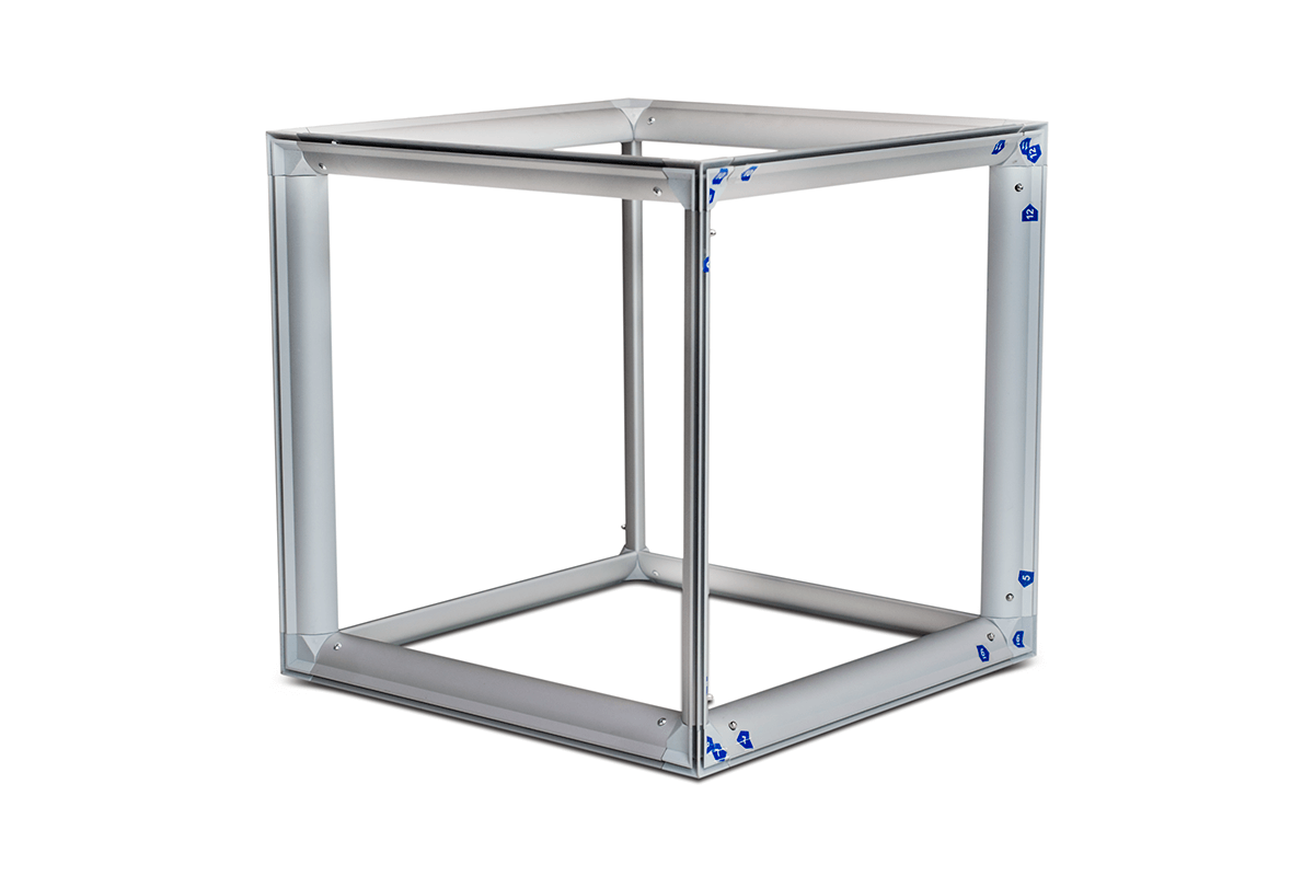 Cubo pubblicitario SEG in alluminio 50x50 cm - immagine 2