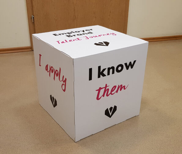 Cubo 45x45 stampato iin cartone