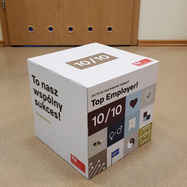 Cubo di cartone 50x50 stampato